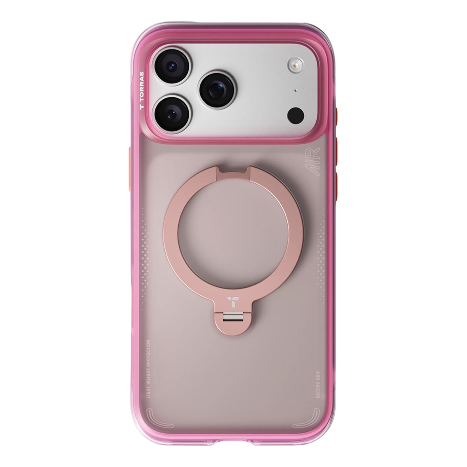 TORRAS iPhone 17 Pro Max Ostand Spin Air Case , Neon Sunset