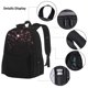 thumbnail image 3 of Balery Sparkling Pink Night Sky Mochila Escolar 3 en 1 para Niños - Mochila Resistente con Lonchera Térmica y Estuche - Mochila Escolar para Niños y Niñas, 3 of 7