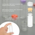 thumbnail image 4 of Uxcell 10Pcs Clear Glass Sample Vials, Small Liquid Bottles Yellow 10ml, 4 of 7