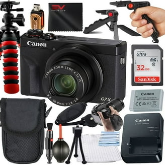 Canon PowerShot G7 X Mark III Camera with 64GB SDXC, Battery, 50