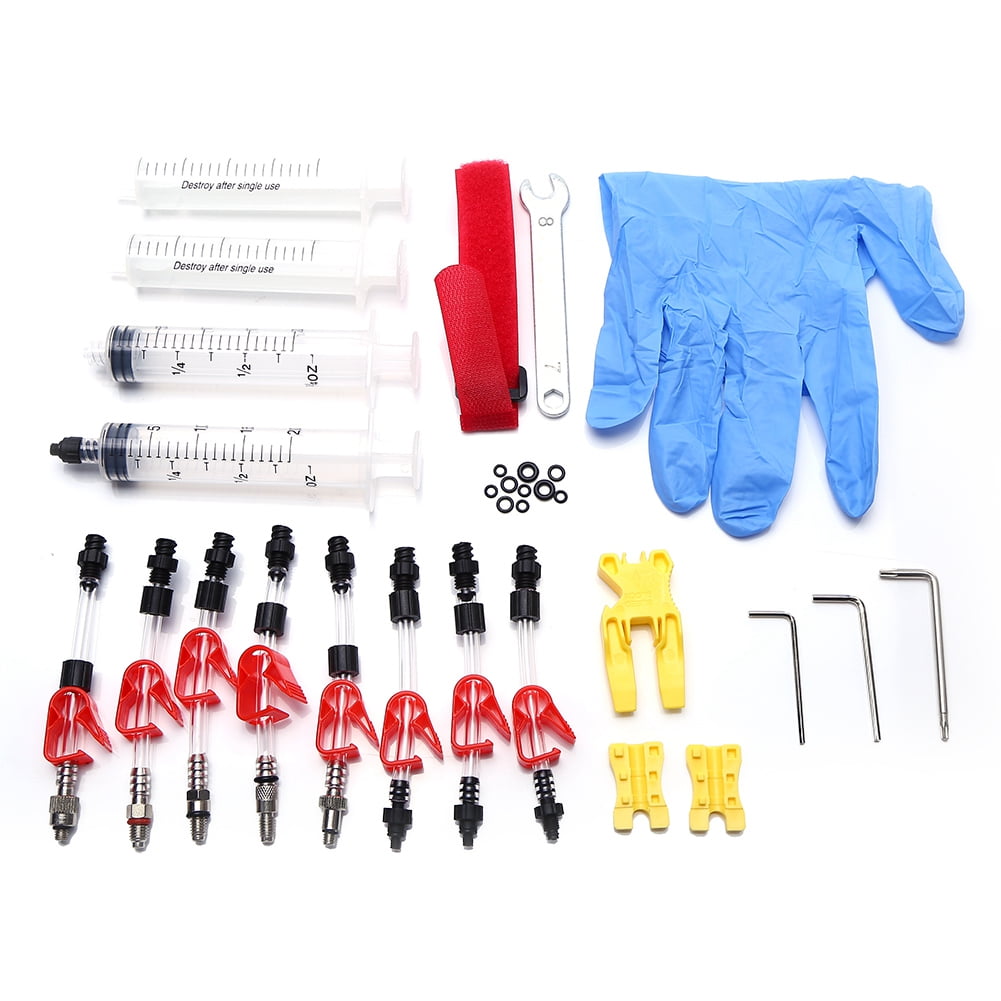 fosa Hydraulic Bicycle Disc Brake Mineral Oil Bleed Oil Lubrication Tool Repair Tool Kit for Mountain Bicycle