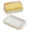 thumbnail image 1 of Butter Cutting Storage Box Refrigerator Storage Case Cheese Fresh keeping Box, 1 of 11