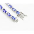 thumbnail image 4 of Tanzanite tennis Bracelet, 925 Sterling Silver, Tennis Bracelet, December Birthstone, Tanzanite Jewelry, Anniversary Gift, Gift For Her, 4 of 5