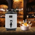 thumbnail image 4 of Insulated Beverage Dispenser - 2.11 Gallons, Stainless Steel, 12-Hour Hot & Cold Insulation with Electronic Thermometer, Perfect for Parties, Buffets, and Outdoor Events, 4 of 14