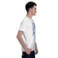 thumbnail image 5 of Blue Dolphin T-Shirt for Men Cotton 100% Summer Tops Women Fashion Casual Short Sleeves Round Collar Short-Sleeve Couple Top Tees, 5 of 7