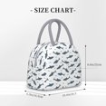 thumbnail image 2 of Disketp Cute Shark Bolsa Térmica para Almuerzo, Lonchera con Abertura Amplia y Gran Capacidad, Organizador Reutilizable para Mujeres, Hombres y Adultos, 2 of 6