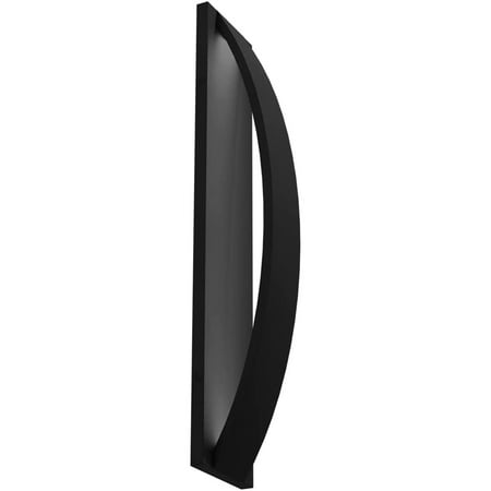 

Ambiate Arcos Modern LED Wall Sconce Fixture 12 Watt (72W Equivalent) 3000K 1000 Lumens Outdoor Use Black Finish For Porches Patios Garage Openings Commercial or Residential ETL Listed