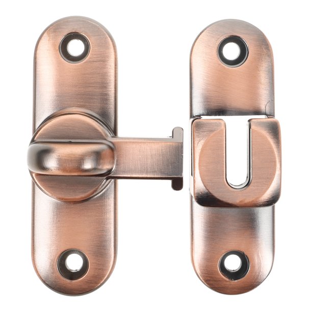 1 Juego de cerradura de puerta de Granero de aleación de Zinc, pestillo abatible para puertas, pestillo de puerta de Granero, cerradura de puerta de pantalla y pestillo, cierre de puerta corredera, p