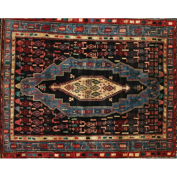Ahgly Company Machine Washable Indoor Rectangle Traditional Brown Area Rugs, 8' x 10'