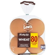 Lewis Bake Shop Healthy Life Wheat Sandwich Buns, 12 oz, 8 Count