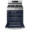 thumbnail image 3 of Samsung 6.0 cu. ft. Smart Freestanding Gas Range with Stainless Cooktop & Air Fry in Stainless Steel NX60A6751SS, 3 of 4