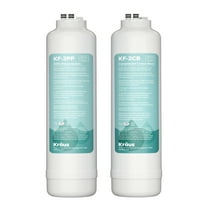 KRAUS Replacement Filter Cartridges for Purita 2-Stage Under Sink Water Filtration System with Carbon Block and Polypropylene Filters