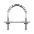 thumbnail image 1 of Unique Bargains Round U-Bolts 6 Sets 47mm Inner Width 72mm Length M8 with Nuts and Plates, 1 of 5