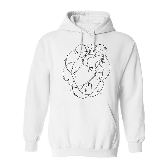 Heart Of Traveler Hoodie Men -Image by Shutterstock, Male 4X-Large