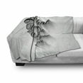 thumbnail image 3 of Saying Soft Flannel Fleece Throw Blanket, Manuscript Lettering Love What You Do What You Love and Shadow Effect, Cozy Plush for Indoor and Outdoor Use, 50" x 60", Pale Grey White, by Ambesonne, 3 of 6