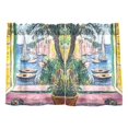 thumbnail image 7 of Yayeee Kitchen Curtains Tier Pair Light Filtering 27"x36" Rod Pocket Short Cafe Window Panel, Ocean Boat, 7 of 7