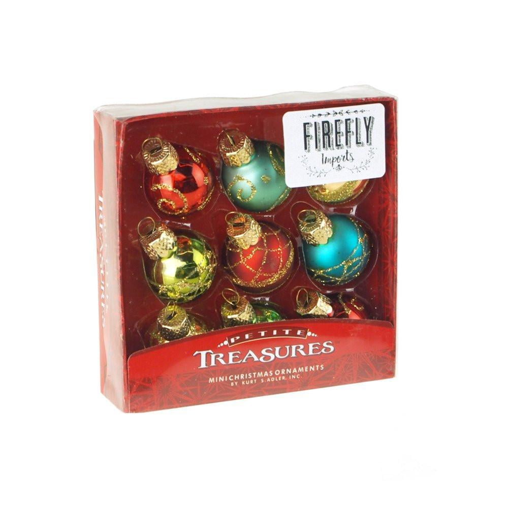 small glass christmas ball ornaments