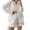 Pink, variant on Yuanlong Womens Pajamas Set 2Pcs Long Sleeve Shirts & Shorts Small Heart Print Crinkled Nightwear Valentine Gentle Sweet Home Sleepwear