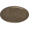 thumbnail image 3 of 40"OD x 1 7/8"P Delfina Ceiling Medallion, Hand-Painted Warm Silver, 3 of 5