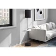 thumbnail image 2 of Lighting - 62"h - Floor Lamp - Usb Port Included - Black Metal - White Marble, 2 of 3