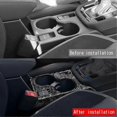 thumbnail image 2 of Exquisite Car Center Console Cup Holder Frame for 2025 Water Cup Holder Trim Sticker Forging Pattern LHD, 2 of 5
