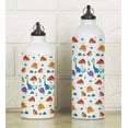 thumbnail image 3 of Printtoo Aluminum Sport WaterBottleDianosaurPrint TravelBottleWith Carabiner Clip 750ml/25.3oz, 3 of 9