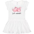 thumbnail image 3 of Inktastic Let's Relaxolotl with Sleeping Axolotls Girls Baby Dress, 3 of 5