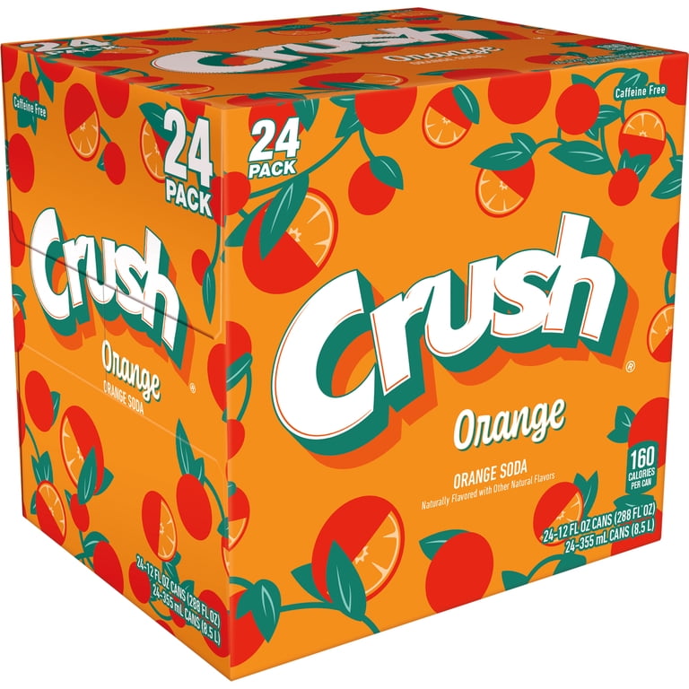 Orange Crush Caffeine Free Orange Soda, 12 fl oz, 24 Pack photo 8