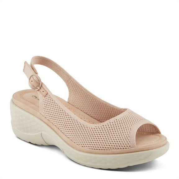 Flexus Women's MAYBERRY Slingback Wedge Sandals Blush EU 39 / US 8.5