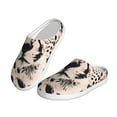 thumbnail image 2 of Goofa Pink Cheetah Art Print Womens Mens Cotton Lightweight House Slippers , Washable Home Slippers,Indoor Comfy Bedroom Cozy Slippers-35/36, 2 of 7