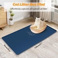thumbnail image 3 of Cat Litter Mat, Extra Large 51" x 25.6" Silicone Mat Litter Trapping Mat for Scatter Control, Soft on Kitty Paws, Easy to Clean (Navy Blue), 3 of 13