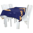 thumbnail image 2 of Coolnut 60"x60" Cute Dogs On Blue Tablecloth, Modern Table Cover for Home Decoration, Spill Proof Cloth Washable for Dinner Picnic, 2 of 6