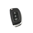 thumbnail image 4 of LOVIVER Remote Key Case Fob Cover Uncut Blade For ix35 ix45 Series, 4 of 5