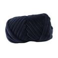 thumbnail image 1 of Hilo grueso, hilo voluminoso, longitud de 43,74 yardas, hilo de punto para brazo, hilo Jumbo para cestas, bufanda, alfombra, almohada, macramé Azul oscuro, 1 of 8