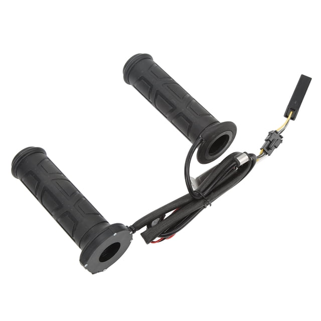 Motorcycle Heated Hand Grips, Texture Anti Skid Electric Heated Hand Grips 15-35W For ATV For 22mm Handlebar