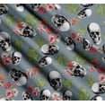 thumbnail image 3 of Soimoi Cotton Poplin Fabric Monstera Leaves,Floral & Horror Skull Halloween Print Fabric by Yard 56 Inch Wide, 3 of 7