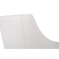thumbnail image 4 of Ashley Baraga Chaise de Bureau Pivotante Réglable en Faux Cuir Blanc, 4 of 9