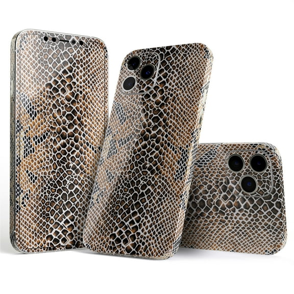DesignSkinz Snake Skin Pattern V2 Full-Body Skin Decal Wrap Cover for iPhone 16
