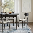 thumbnail image 5 of FEELHOME 8'x10' Area Rug Machine Washable Vintage Distressed Abstract Rug Non Slip Soft Carpet for Living Room Bedroom Dining Room Office Blue, 5 of 8