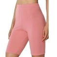 thumbnail image 1 of Timegard Womens Plus Size Shorts Yoga Short Legging Slim Comfy Workout Gym Shorts Solid Color Casual, 1 of 2
