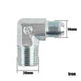thumbnail image 1 of Zinc Alloy Copper Air Pump Elbow Fittings Air Compressor Connector Replacement, 1 of 7