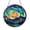 Acrylic 3.5 Inch, variant on Northern lights stained glass suncatcher, aurora mountain forest window hanging for nature decor