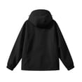 thumbnail image 6 of Sevevn Men 3 In 1 Rain Jacket Detachable Hood Regular Fit Waterproof Shell With Fleece Liner Chest Zip Pocket Side Pockets Elastic Cuffs For Hiking Wear, 6 of 8
