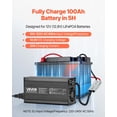 thumbnail image 2 of VEVOR 12V 20A Lithium Battery Charger, 14.6V, AC-DC LiFePO4 Smart Charger, with Anderson Connector, LED Indicator, 0V Activation, for Lithium LiFePO4 Deep Cycle Rechargeable Batteries of Boat, RV, 2 of 9