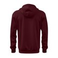 thumbnail image 6 of ibuvkizy Jackets for Men,Winter Coats for Men's Cargo Solid Color Multiple Pockets Sports Ditness Training Long Sleeved Hooded Casual Jacket Wine,XL, 6 of 9