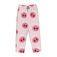 thumbnail image 4 of Xecao Cute Pig Nose Women's Straight Lounge Pajama Pants: The Epitome of Relaxed Sleepwear, 4 of 9