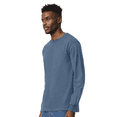 thumbnail image 4 of Gildan Ultra Cotton Men's Long Sleeve T-Shirt, Crew Neck Casual Blank Tee, Indigo Blue, 4-Pack, M, 4 of 6