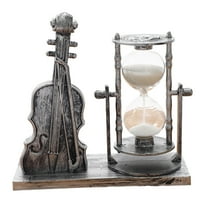 Rbaofujie Decorations for BedroomVintage Hourglass Windmill Home Table Ornament-living Room Bedroom Bookshelf TV Cabinet Desk Decorative Statue Ornament Centerpiece Decorations Silver