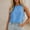 Blue, variant on Women's Floral Tank Top Casual Sleeveless Blouse Summer Round Neck Comfortable Stretchy Breathable Daily Wear Outfit 2x Tops for Women plus Size Spandex Top A Line Tops for Women