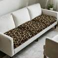 thumbnail image 3 of Xixirimido 3Pcs Couch Cushion Covers Stretch Couch Covers Washable Sectional Sofa Slipcover Universal Furniture Protector for Pets & Kids, Leopard Brown, 3 of 8